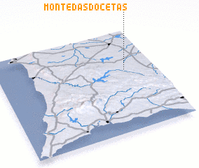 3d view of Monte das Docetas