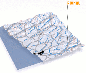 3d view of Rio Mau