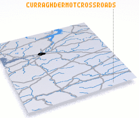 3d view of Curraghdermot Cross Roads