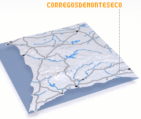 3d view of Córregos de Monte Seco