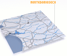 3d view of Monte do Rio Seco