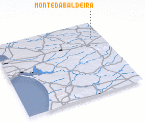 3d view of Monte da Baldeira