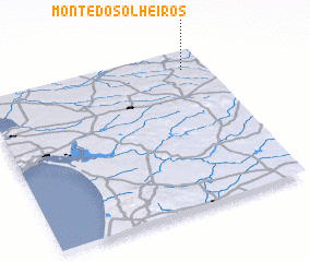 3d view of Monte dos Olheiros