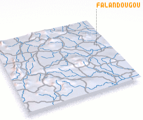 3d view of Falandougou