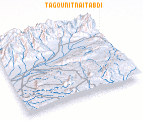 3d view of Tagounit nʼAït Abdi