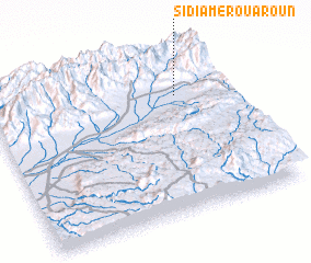 3d view of Sidi Amer Ou Aroun