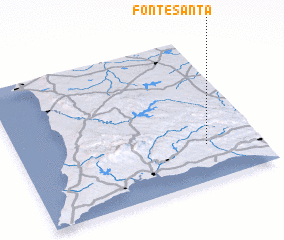 3d view of Fonte Santa