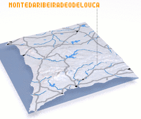 3d view of Monte da Ribeira de Odelouca