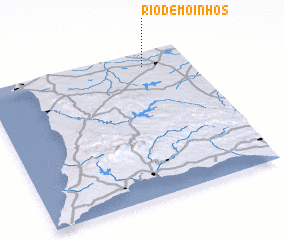 3d view of Rio de Moinhos