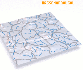 3d view of Kassémandougou