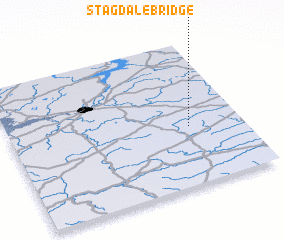 3d view of Stagdale Bridge