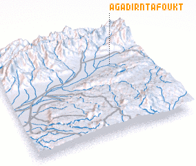 3d view of Agadir nʼ Tafoukt