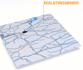 3d view of Béal Átha Gabhann