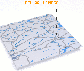 3d view of Bellagill Bridge