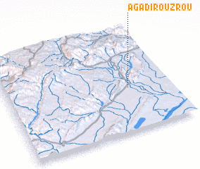 3d view of Agadir Ouzrou
