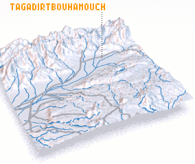 3d view of Tagadirt Bou Hamouch