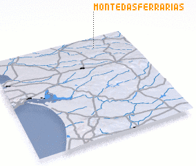 3d view of Monte das Ferrarias