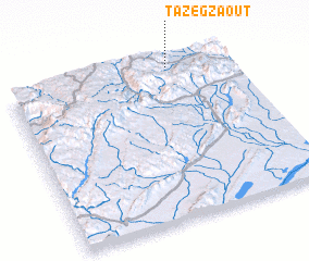 3d view of Tazegzaout