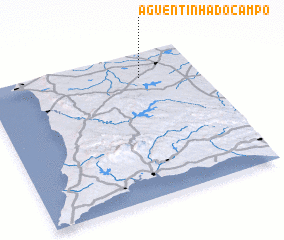 3d view of Aguentinha do Campo