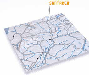 3d view of Santarém