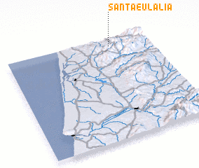 3d view of Santa Eulália