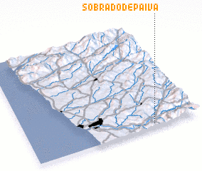 3d view of Sobrado de Paiva