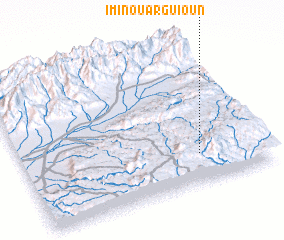 3d view of Imi n Ou Arguioun