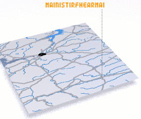 3d view of Mainistir Fhear Maí