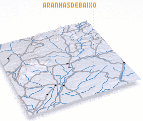 3d view of Aranhas de Baixo