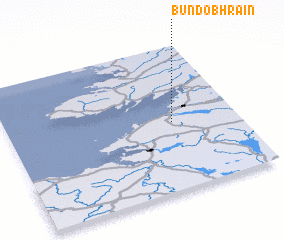 3d view of Bun Dobhráin