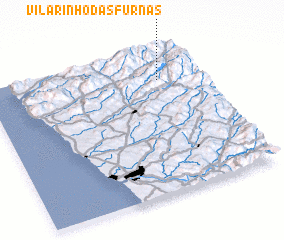 3d view of Vilarinho das Furnas