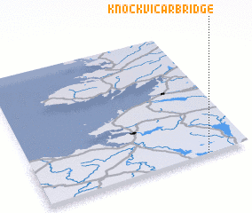 3d view of Knockvicar Bridge