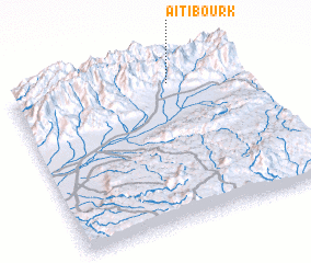 3d view of Aït Ibourk