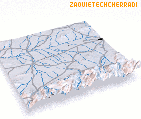 3d view of Zaouiet-ech-Cherradi