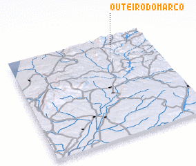 3d view of Outeiro do Marco