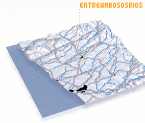 3d view of Entre Ambos os Rios