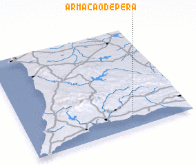 3d view of Armação de Pêra