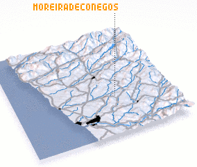 3d view of Moreira de Conegos