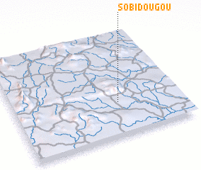 3d view of Sobidougou