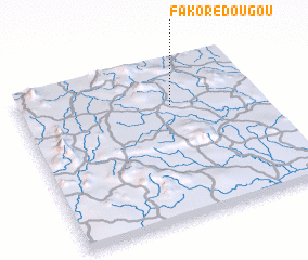 3d view of Fakorédougou