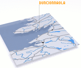 3d view of Dún Cionnaola