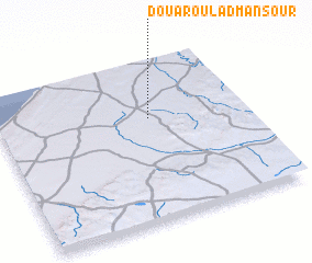 3d view of Douar Oulad Mansour