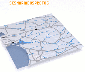 3d view of Sesmaria dos Pretos