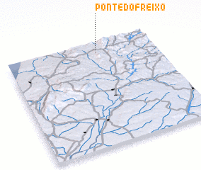 3d view of Ponte do Freixo