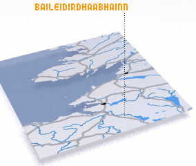 3d view of Baile idir dhá Abhainn