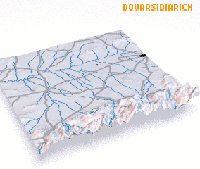 3d view of Douar Sidi Arich