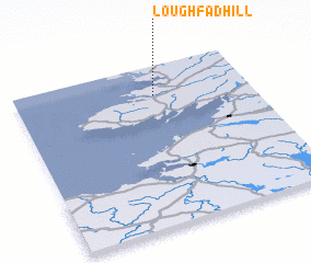 3d view of Loughfad Hill