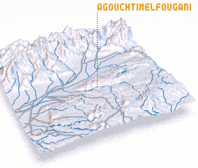 3d view of Agouchtim el Fougani