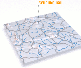 3d view of Sékoudougou