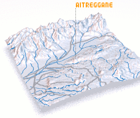 3d view of Aït Reggane